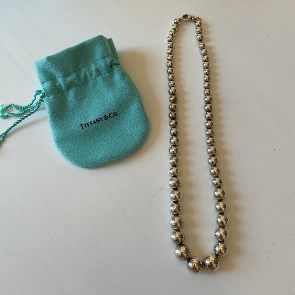 Tiffany & Co Graduated Ball Chain Necklace